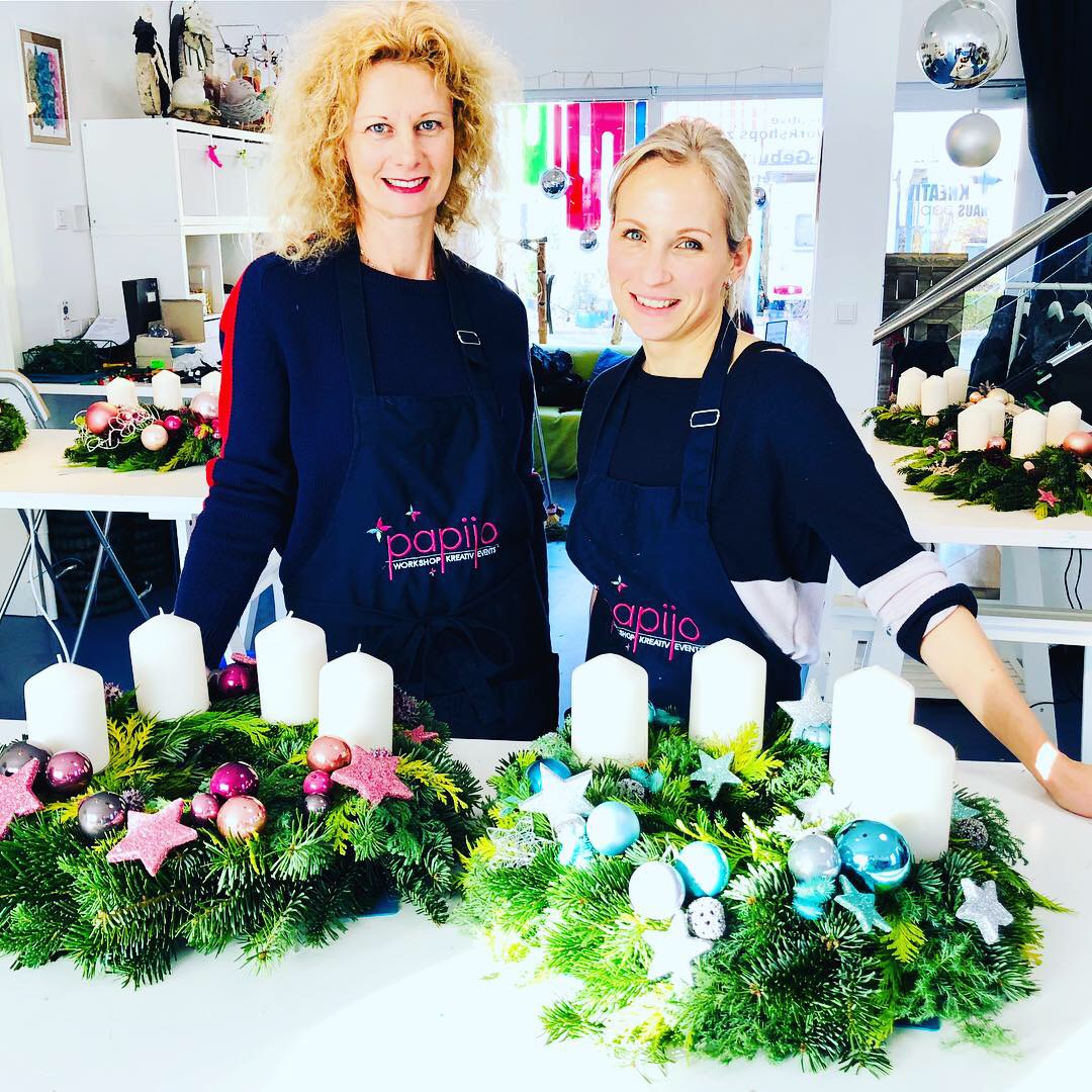 Adventskranz binden Workshop